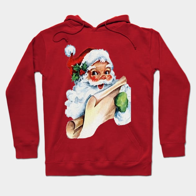 Santa Claus Naughty List Hoodie by tfortwo